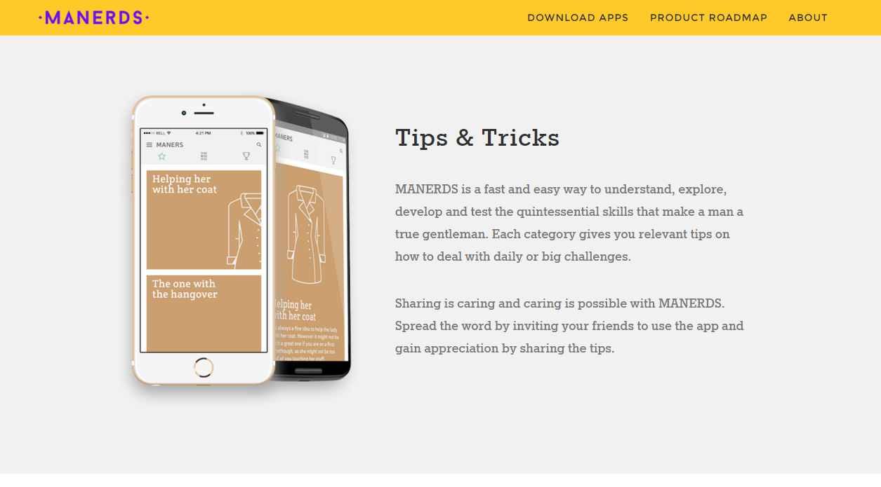 MANERDS App - Tips & Tricks